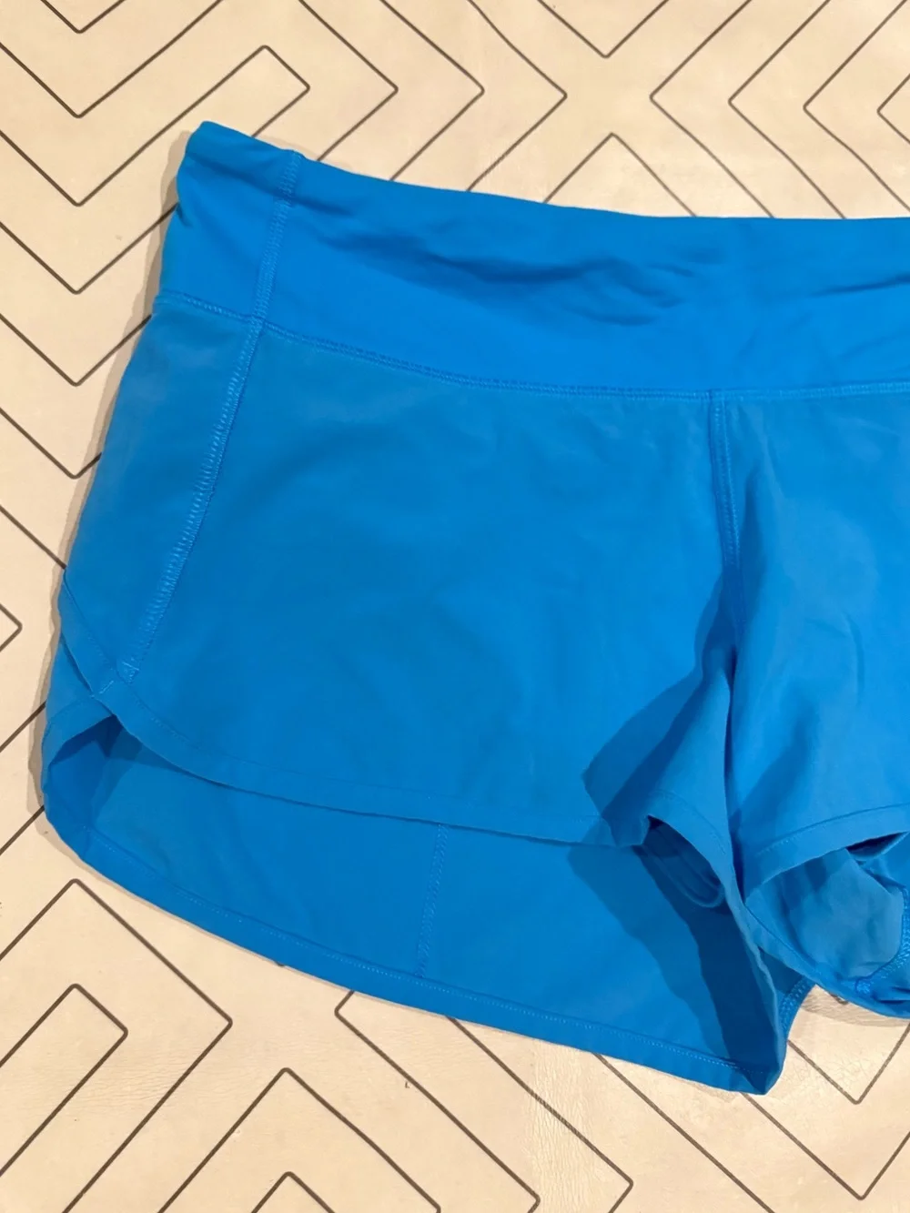 Lululemon Bright Blue Speed Shorts